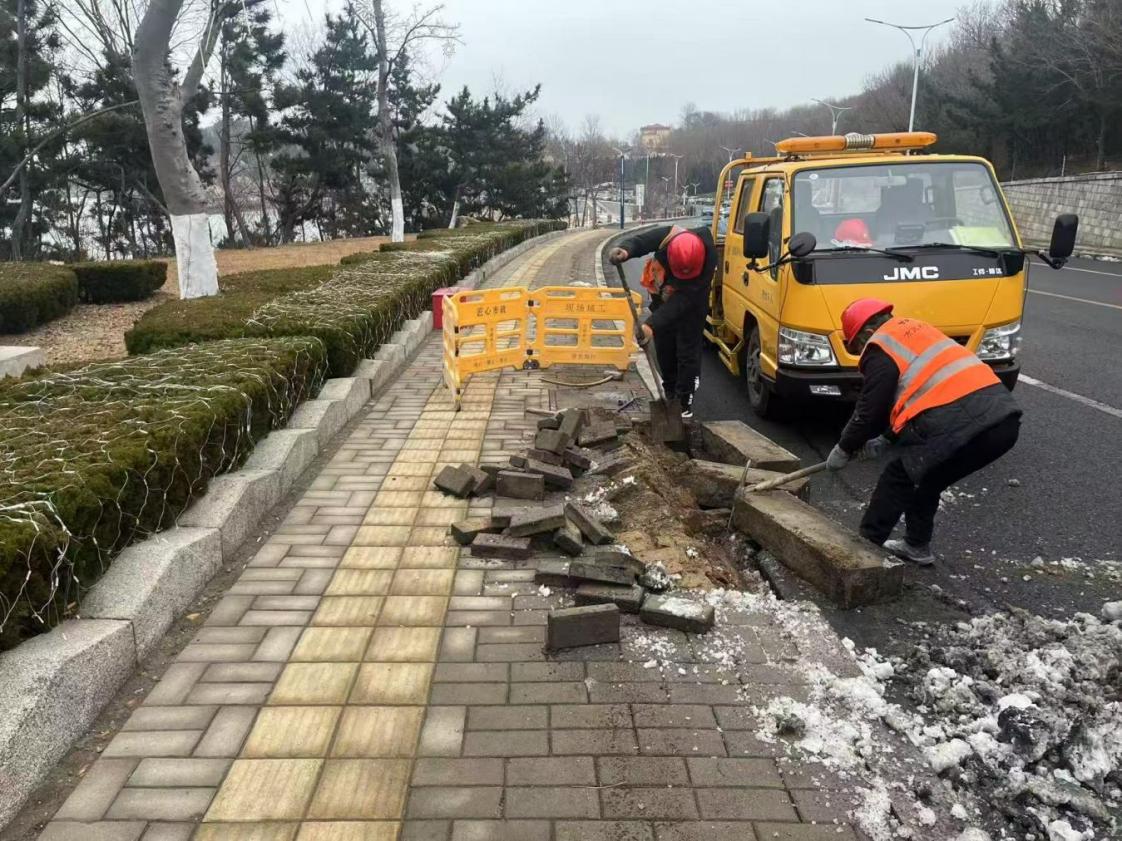 春节坚守显担当 市政养护保平安——烟台市市政养护中心圆满完成春节期间市政设施保障任务